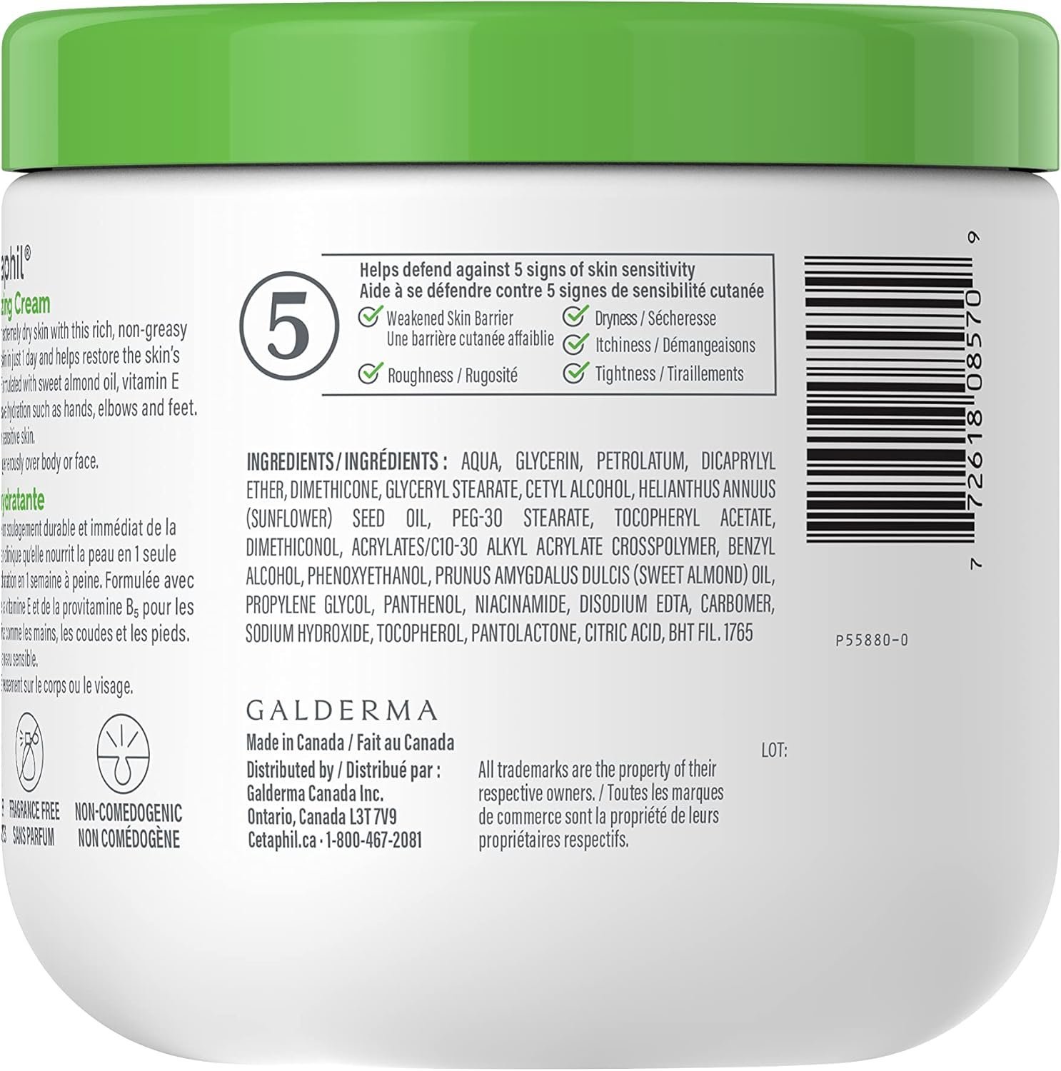 CETAPHIL MOISTURISNG CREAM 453GM - Image 2