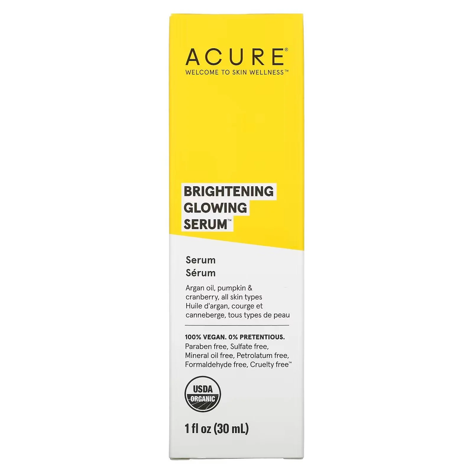 Acure Brightening Glowing Serum-30 ml