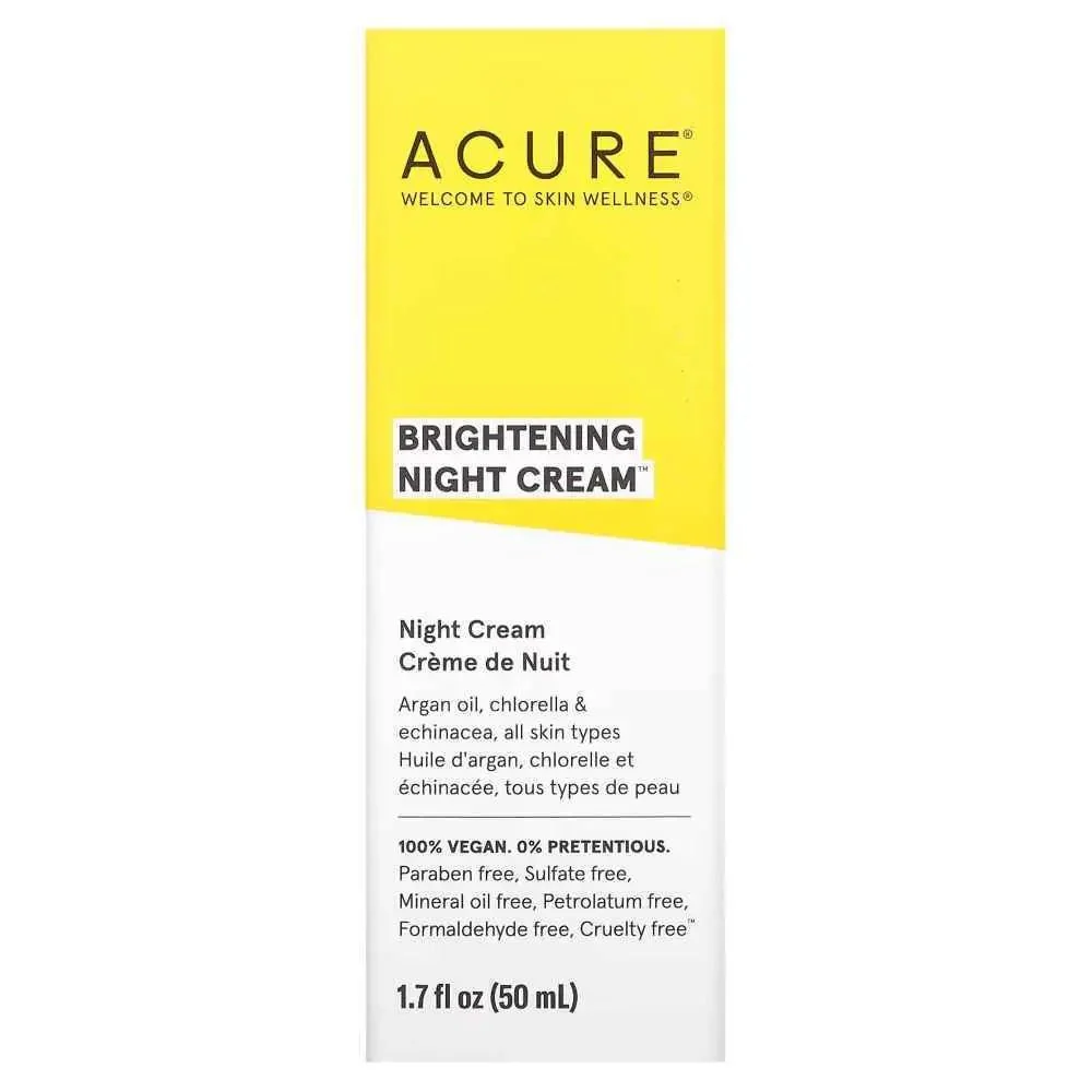 Acure Brightening Night Cream 50 Ml