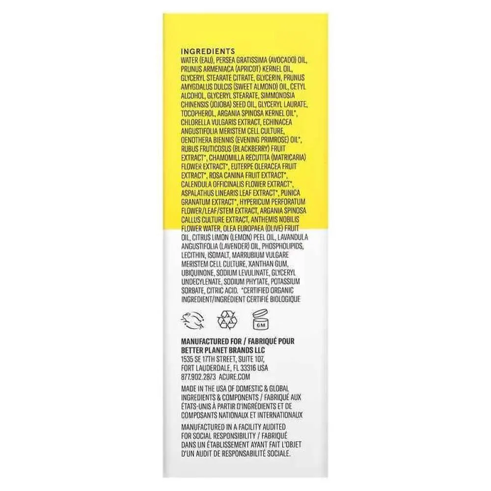 Acure Brightening Night Cream 50 Ml - Image 2