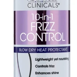 Advanced Clinicals 10-in-1 Frizz Control Heat Protectant