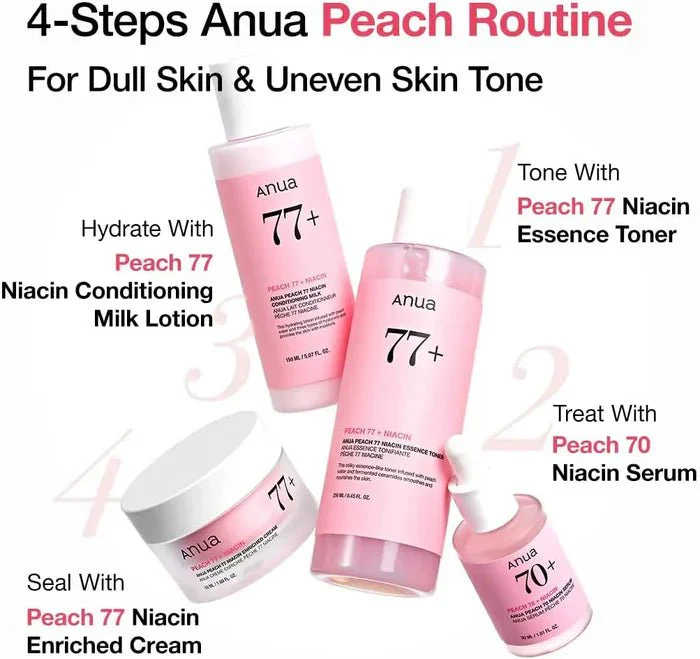 Anua Peach 77+ Niacin Essence Toner 250ml - Image 6