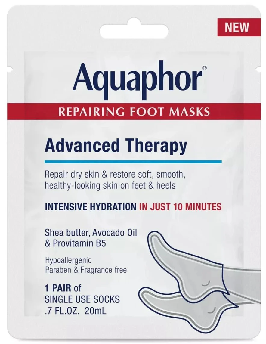 Aquaphor Repairing Foot Masks - 1 Pair