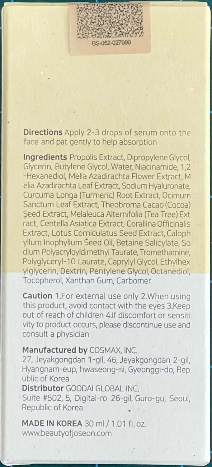 Beauty of Joseon- Glow Serum : Proplis + Niacinamide- 30ml (1 fl.oz.) - Image 4