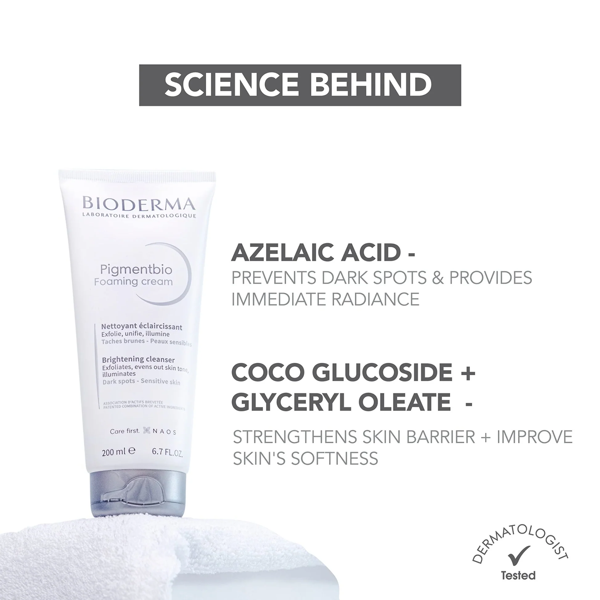 Bioderma Pigmentbio Foaming Cream Exfoliating Cleanser - Image 2