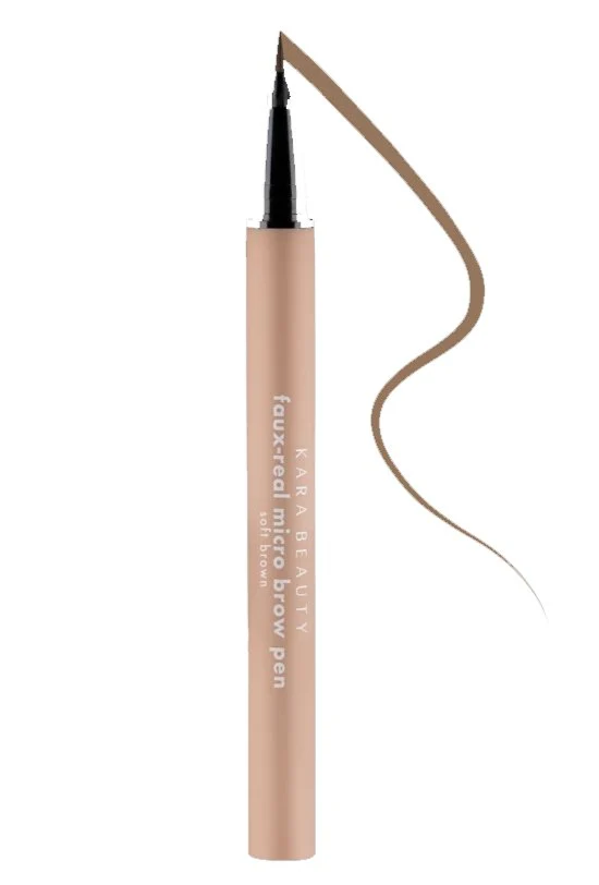 Bpf04s- Faux-real Micro Brow Pen: Soft Brown