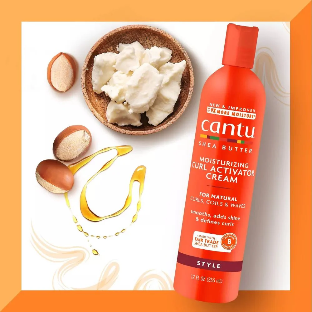 Cantu Shea Butter Moisturizing Curl Activator Cream 12 oz - Image 5