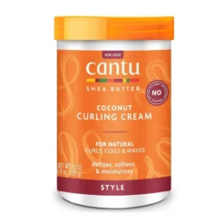 Cantu Natural Hair Coconut Curling Cream with Shea Butter 25oz/709g