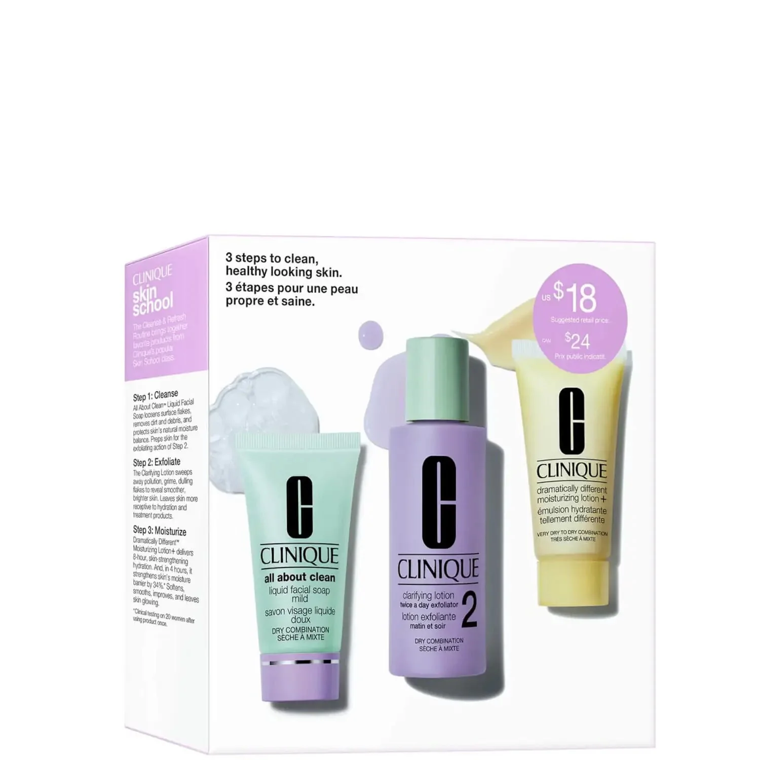 Clinique 3-Step Skin Care Kit - Skin Type 2 - 4oz/3ct - Ulta Beauty - Image 3