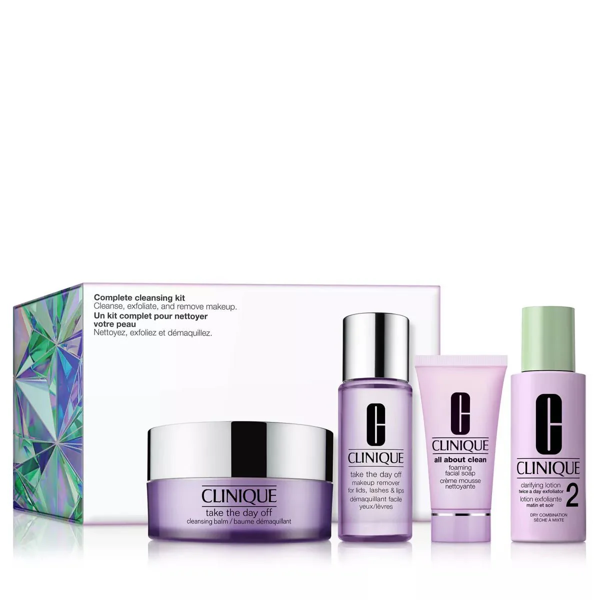 Clinique Complete Cleansing Skincare Gift Set - 8.9 fl oz