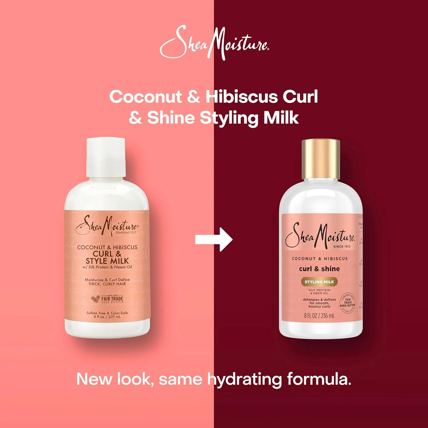Coconut & Hibiscus Curl + Shine Style Milk - 8 Oz. - Image 3