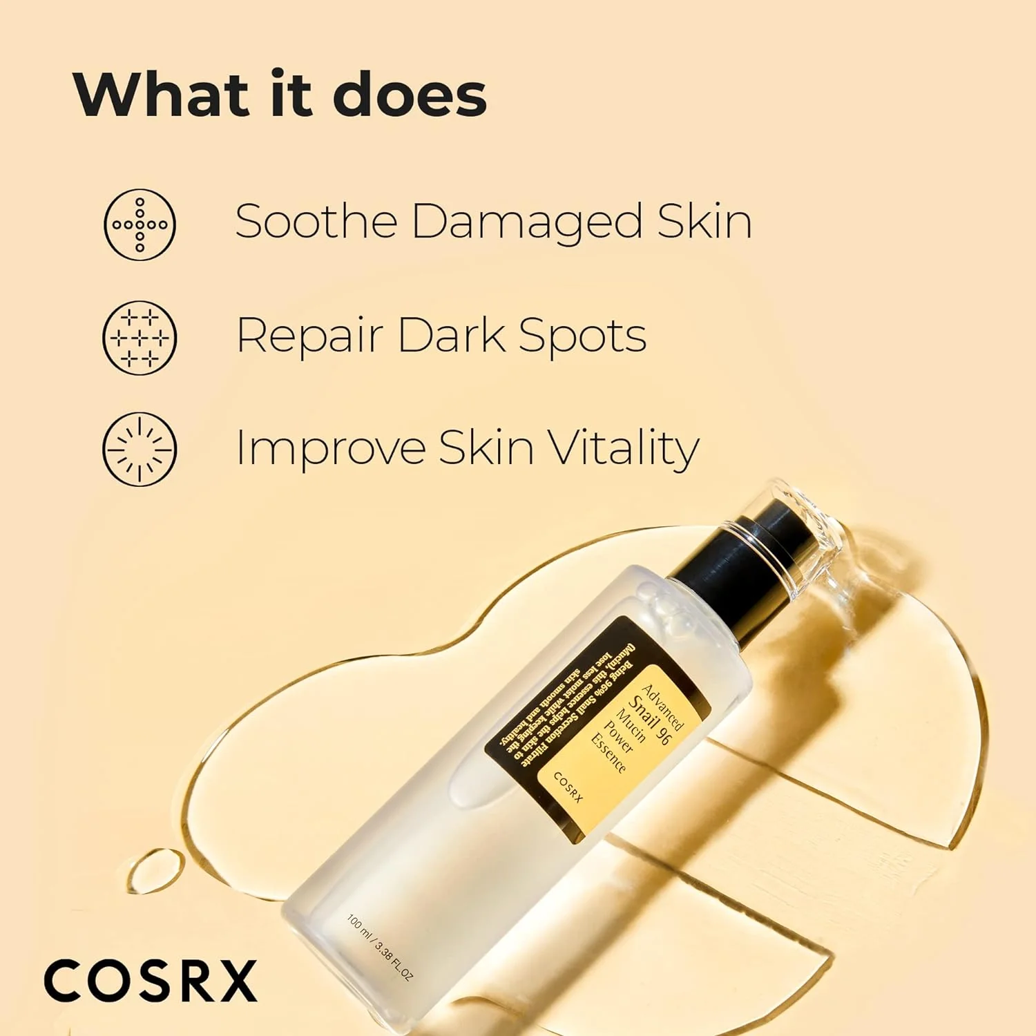 COSRX Advanced Snail 96 Mucin Power Essence - 100ml - Image 4
