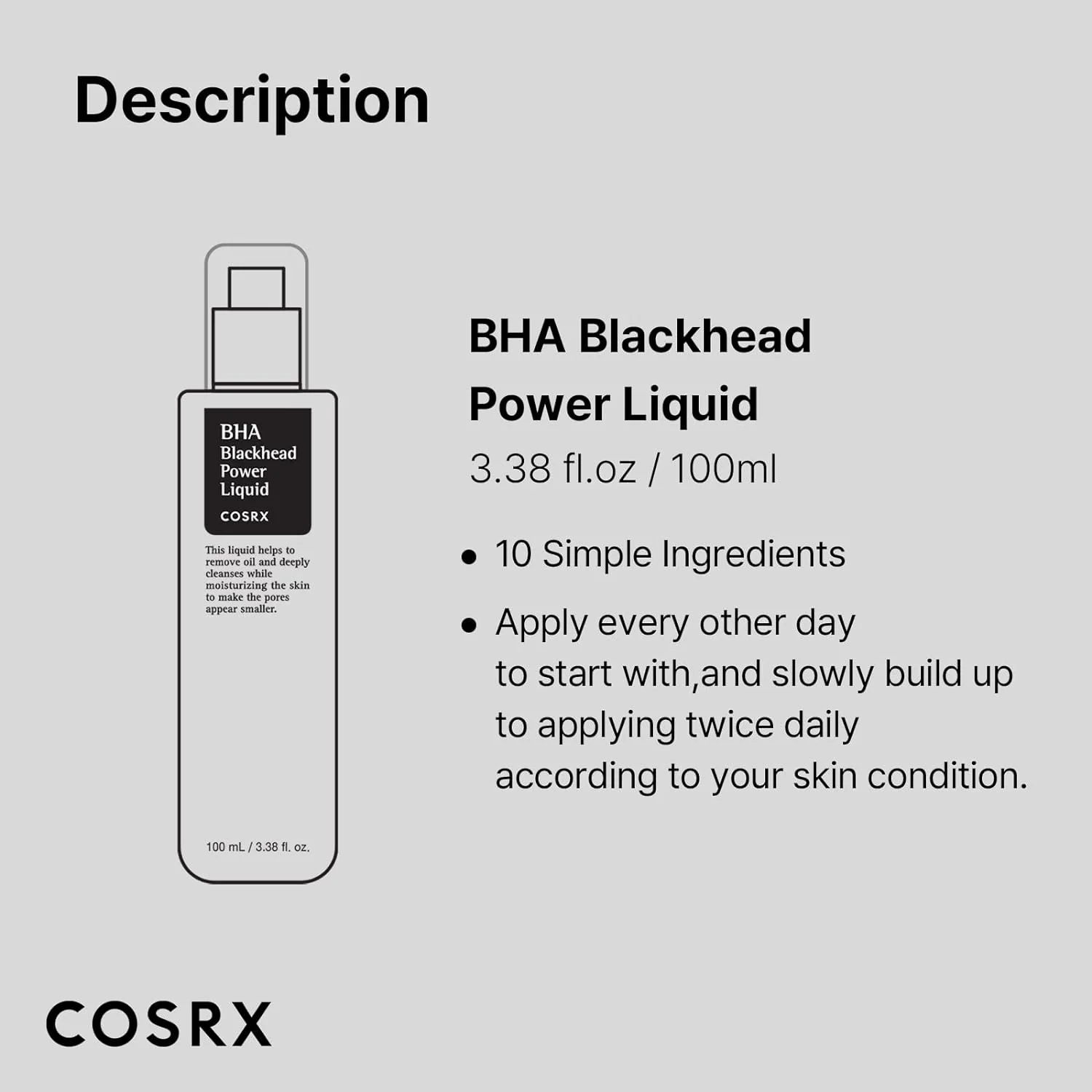 COSRX BHA Blackhead Power Liquid- 100ml - Image 7