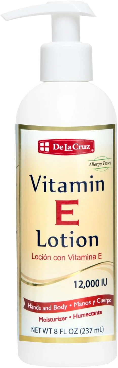 De La Cruz Vitamin E Lotion 12,000 IU 8oz