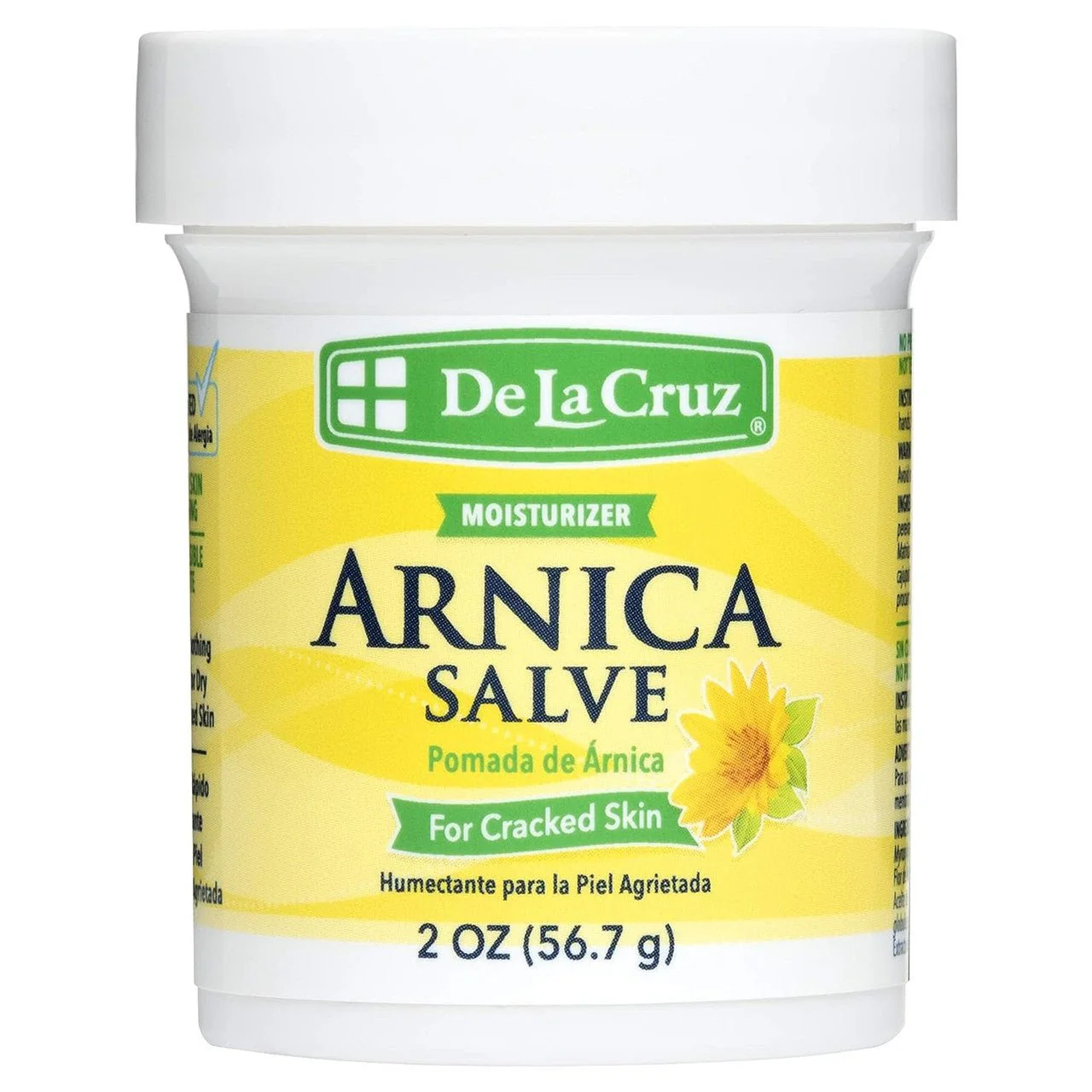 De La Cruz Arnica Salve 2oz, Effective cracked hands and feet repair