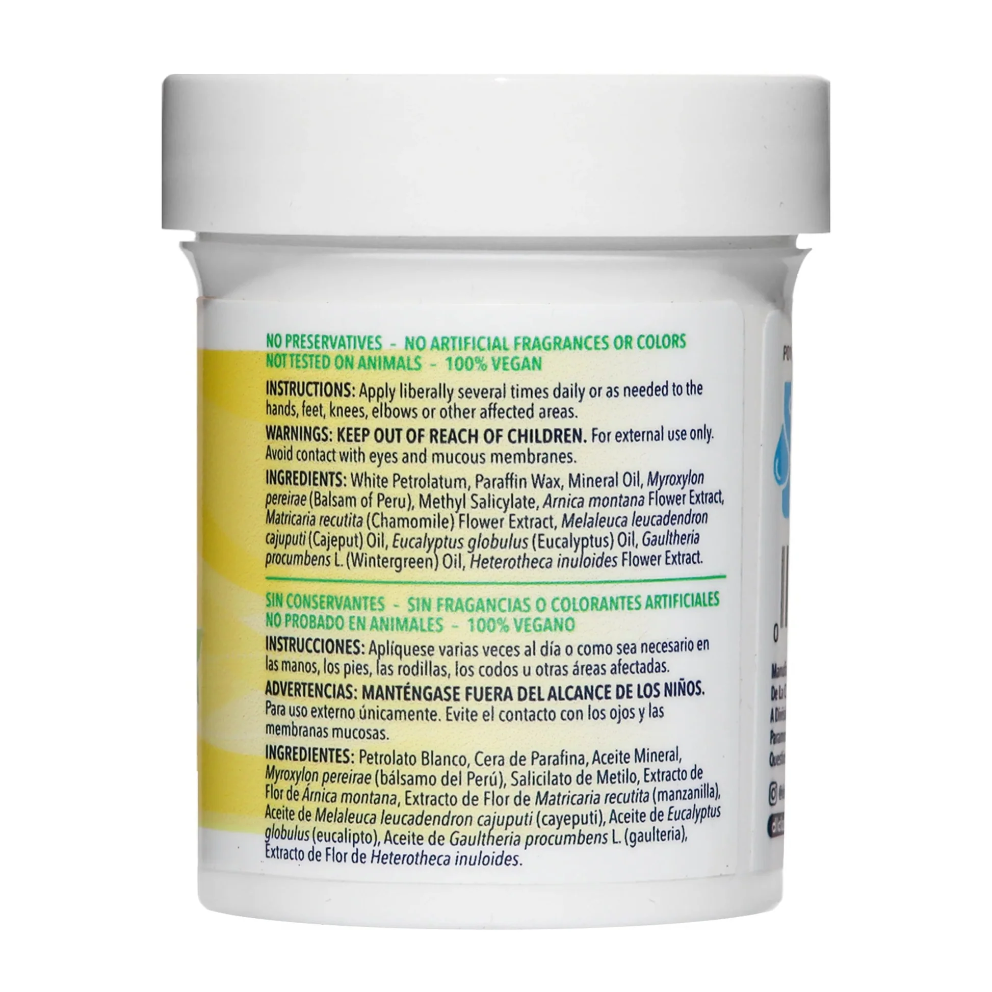 De La Cruz Arnica Salve 2oz, Effective cracked hands and feet repair - Image 2