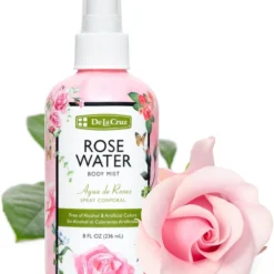 De La Cruz Rose Water Spray 8 Oz
