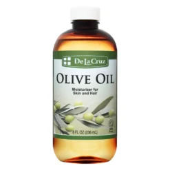 De La Cruz Olive Oil Skin & Hair Moisturizer 8 Oz