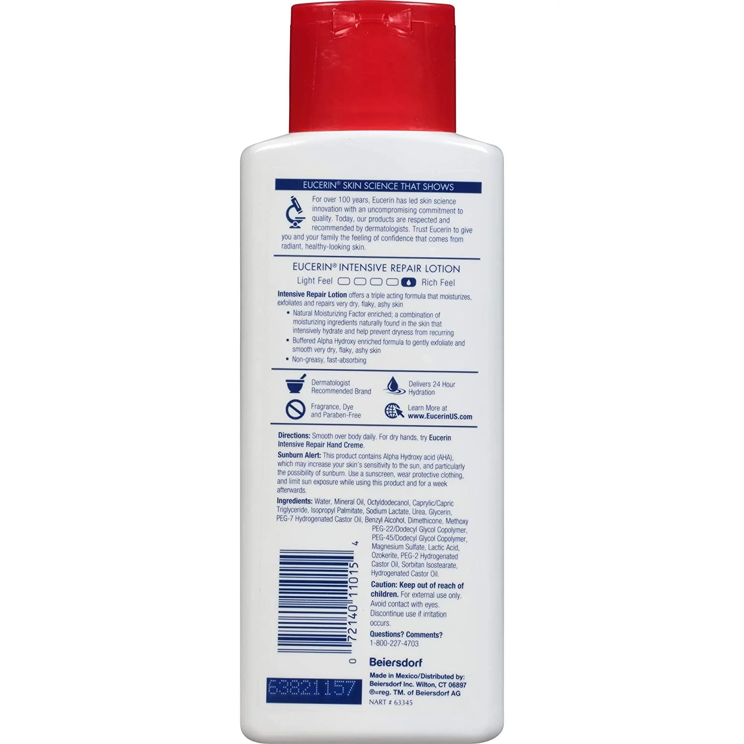 Eucerin-Advanced Repair PM Scented Lotion-13.5 oz - Image 2