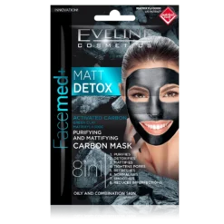 FACEMED+ MATT DETOX PURIFYING&MATTIFYING CARBON MASK 2X5ML