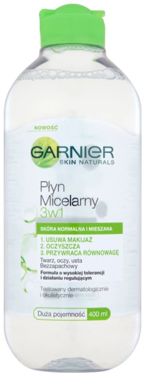 Garnier Essentials Micellar Liquid for Normal and Combination Skin 3in1 400ml