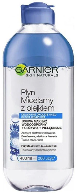 Garnier Skin Naturals Micellar Two-phase Care Liquid with Cornflower 400ml