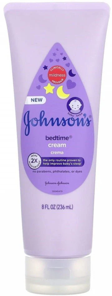 Johnson & Johnson, Bedtime Cream, 8 fl oz (236 ml)