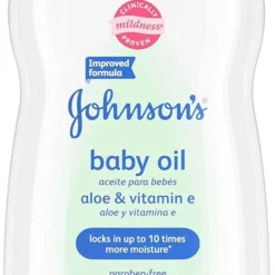 ohnson's Baby Oil, Aloe Vera and Vitamin E, 20 Fl Oz