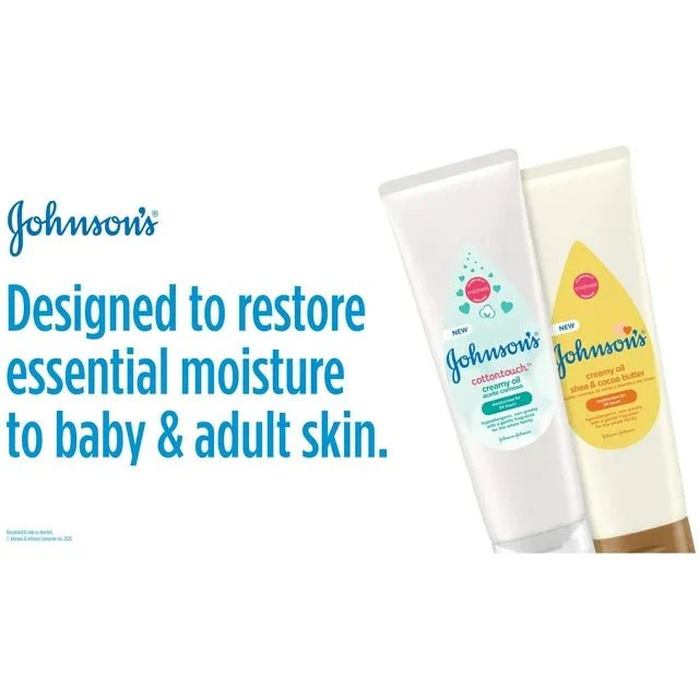 Johnson's creamy oil for baby with shea & cocoa butter, 8 oz - Image 3