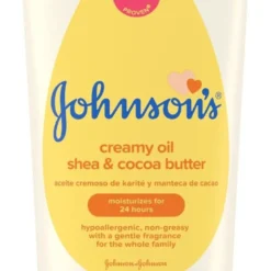 Johnson's creamy oil for baby with shea & cocoa butter, 8 oz