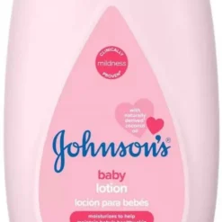Johnson's Moisturizing Mild Pink Baby Body Lotion, Coconut Oil for Delicate Skin, Hypoallergenic - 13.6 fl oz