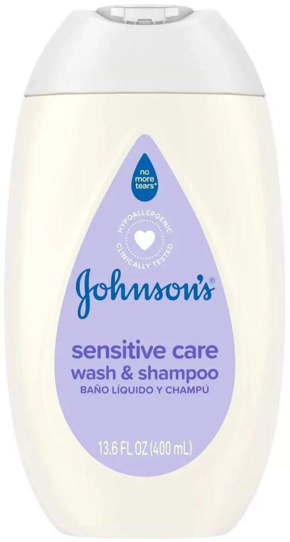 Johnson's Sensitive Care Baby 2-in-1 Body Wash & Shampoo - Lightly Scented - 13.5 fl oz