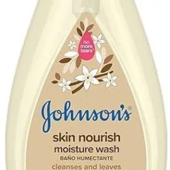 Johnson's skin nourish moisture wash, vanilla & oat, 20.3 oz