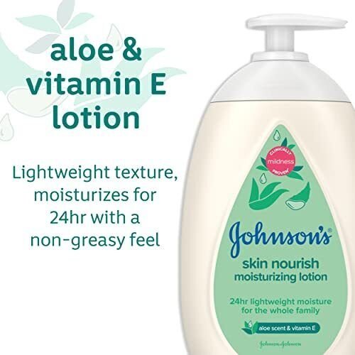 Johnson's Skin Nourish Moisturizing Baby Lotion, 16.9 fl. oz - Image 2