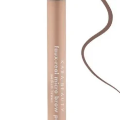 Kara Beauty - Faux-real Micro Brow Pen: Medium Brown