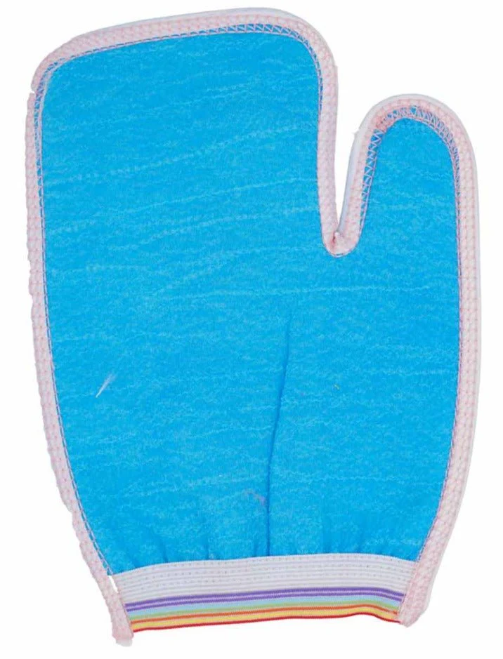 Korea Loaf Bath Glove Mitten Blue