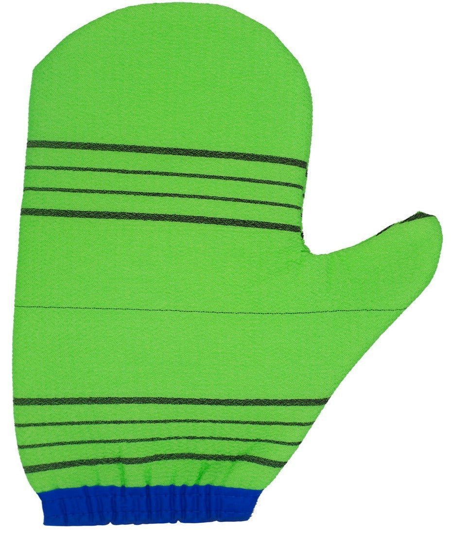 Korea Loaf Bath towel gloves - green