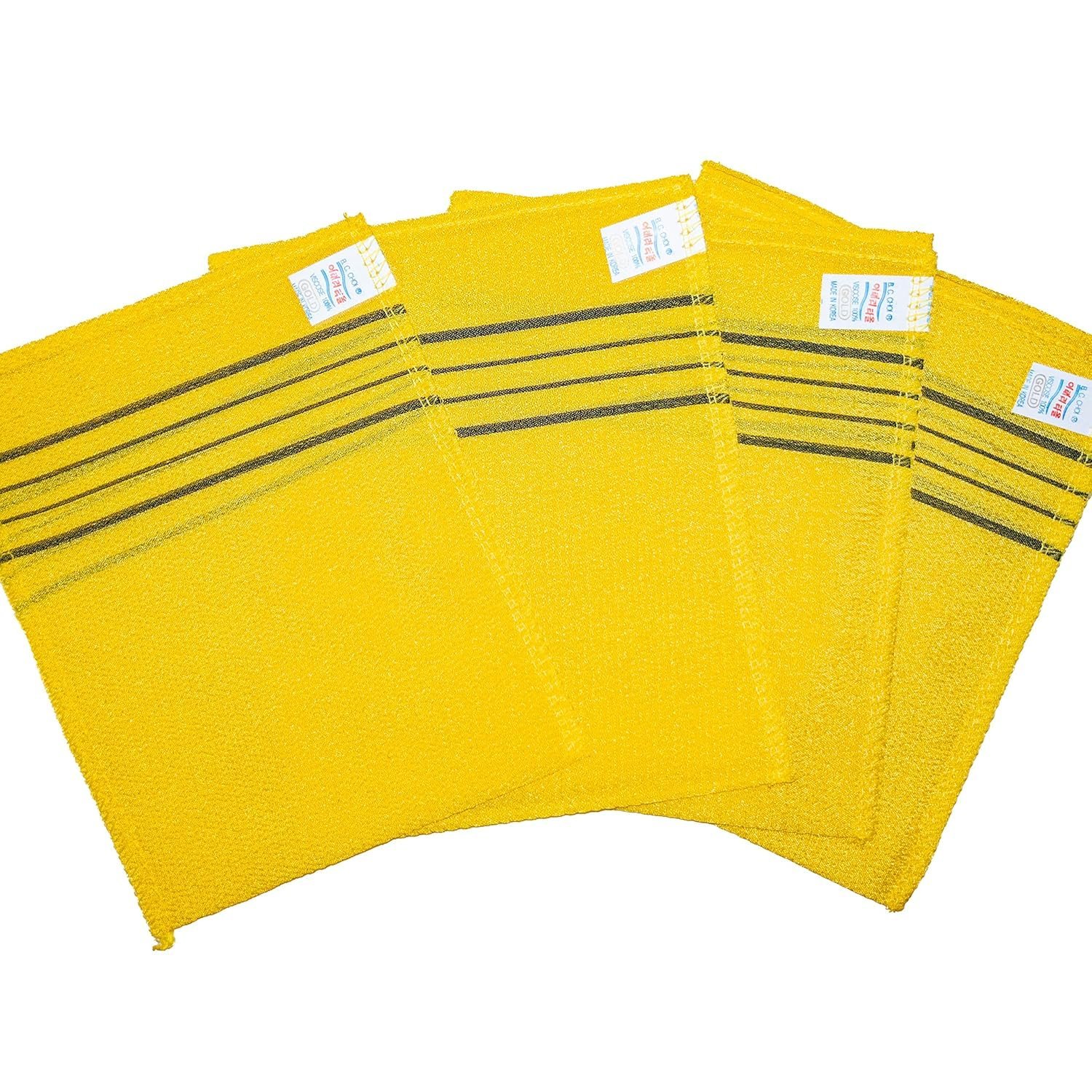Korea Loaf Body towel - yellow