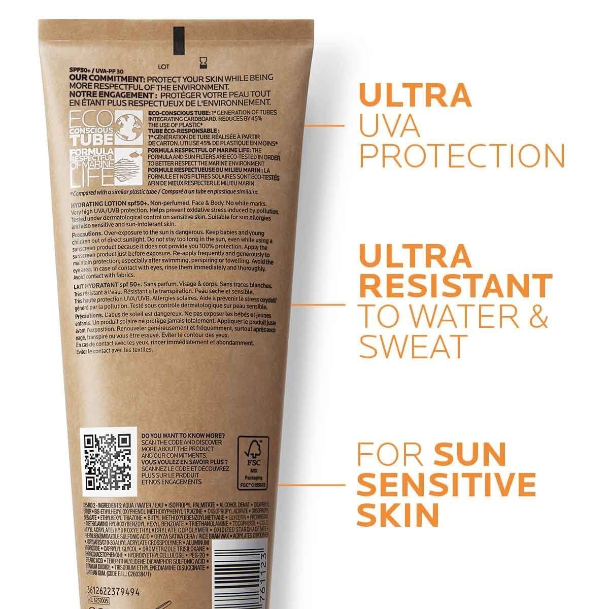 La Roche-Posay Anthelios Hydrating Lotion Ultra Resistant SPF50+ 250ml - Image 3