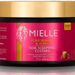 MIELLE ORGANICS - POMEGRANATE & HONEY COIL SCULPTING CUSTARD - 12 OZ