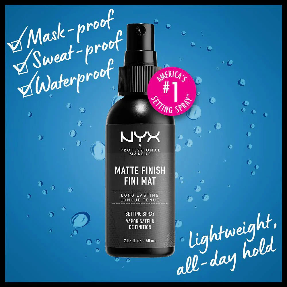NYX - Makeup Setting Spray - 01 Matte Finish Long Lasting - Image 2