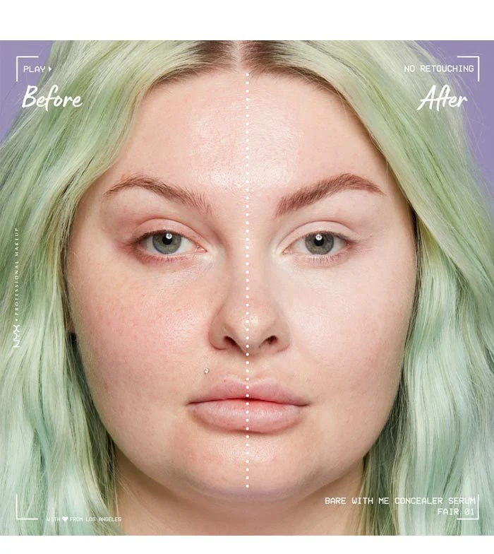 Nyx Professional Makeup - Concealer Serum Bare With Me - 01: Fair - Image 3