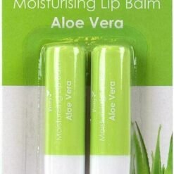 Pretty Moisturising Lip Balm Twin Pack Aloe Vera