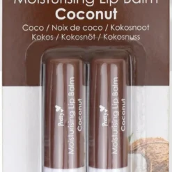 Pretty Moisturising Lip Balm Twin Pack Coconut
