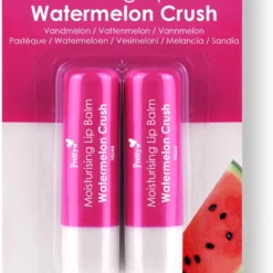 Pretty Moisturising Lip Balm Twin Pack Watermelon