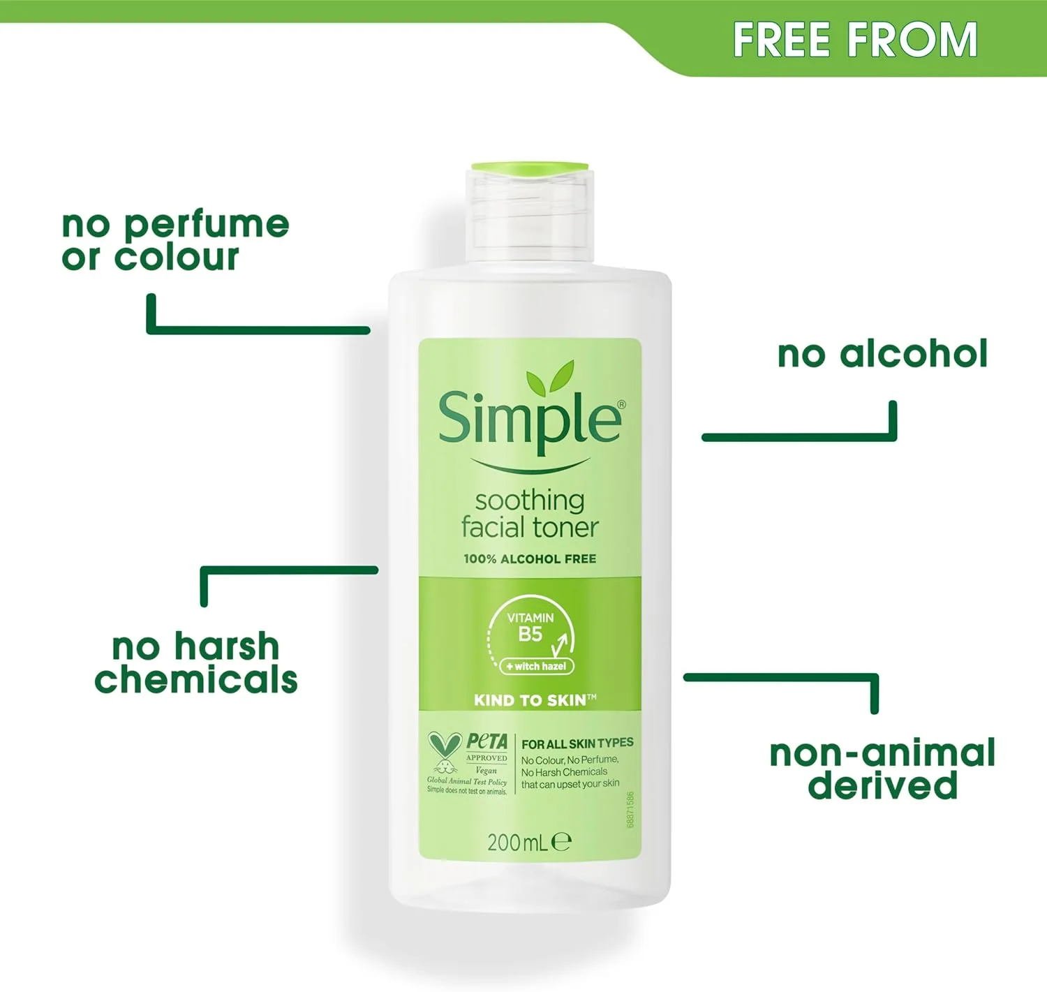 Simple Soothing Toner 200Ml Uk Pack - Image 4