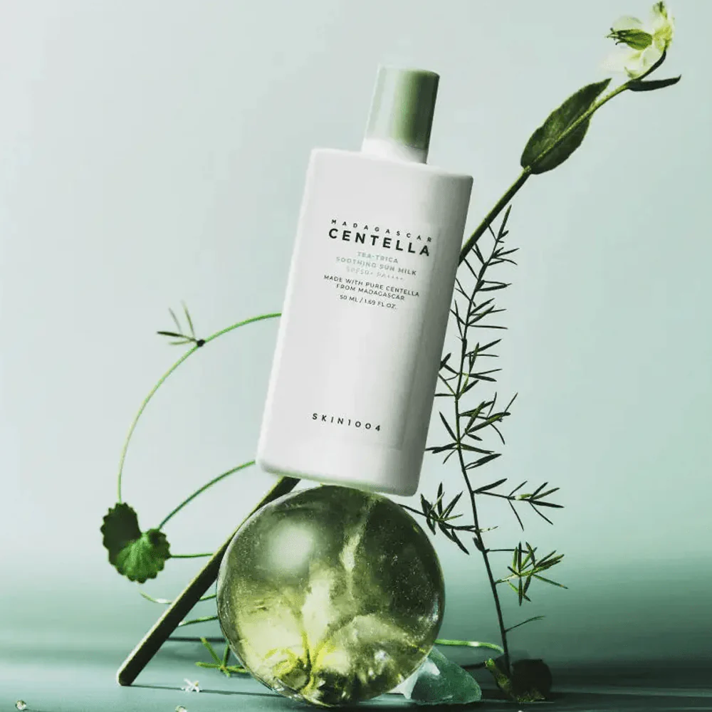 SKIN1004-Madagascar Centella Tea-Trica Soothing Sun Milk 50ml - Image 3
