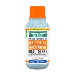 TheraBreath Whitening Oral Rinse Dazzling 3oz