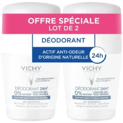 Vichy 24HR Deodorant Dry Touch Sensitive Skin 2 x 50ml