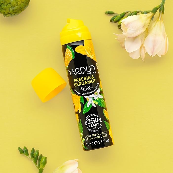 Yardley Body Spray 75Ml Freesia & Bergamot - Image 2